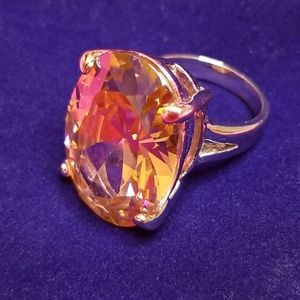 Pink Crystal Ring